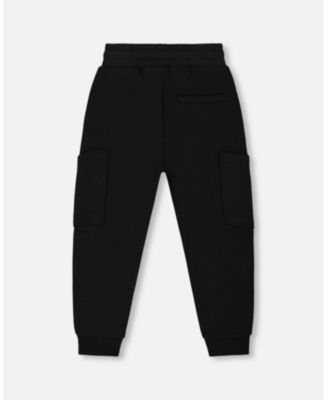 Boys' French Terry Sweatpants with Side Pockets - Little Kid