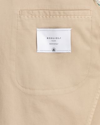 Garment Dyed Cotton Twill Slim Fit Suit