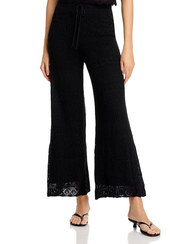 AQUA HARLEY CROCHET PANTS - EXCLUSIVE