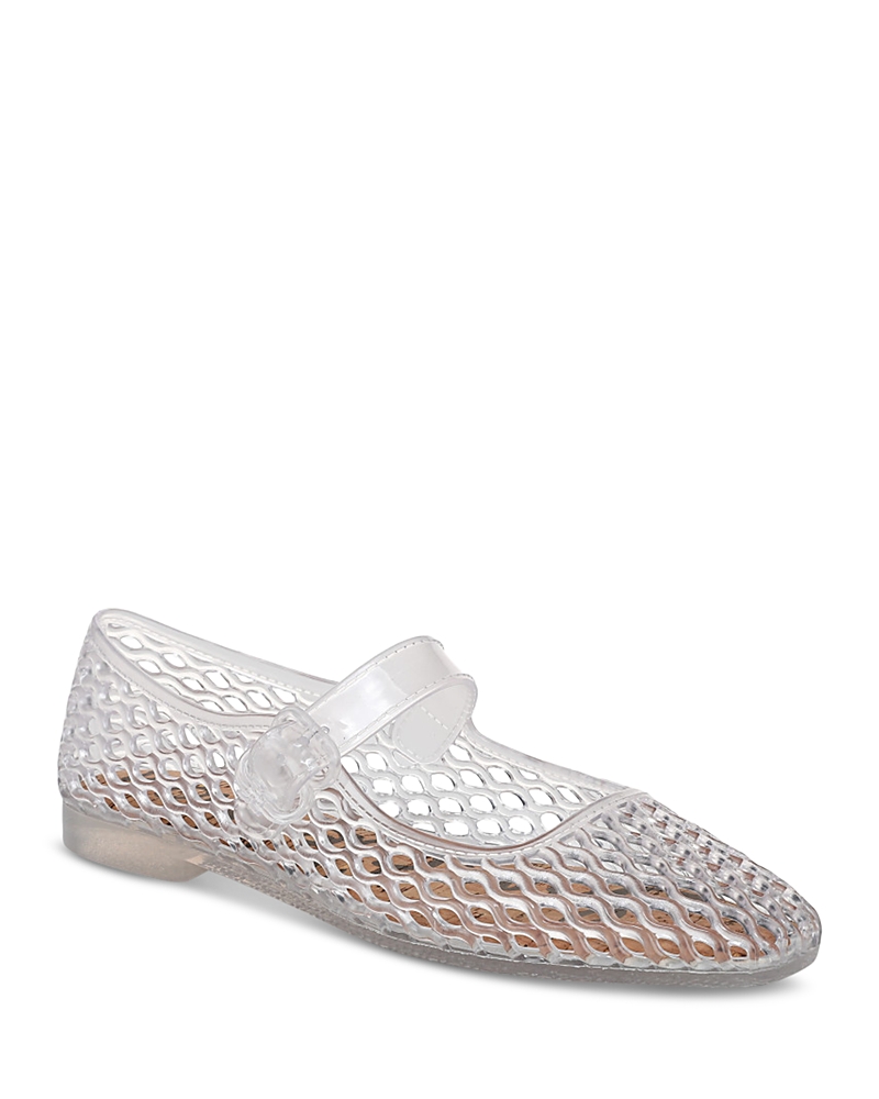 Sam Edelman Michaela Jelly Mary Jane Flat Clear Jelly In Clear
