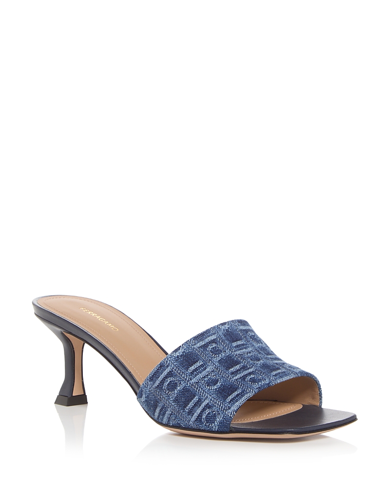 Ferragamo 55mm Monogram Mules