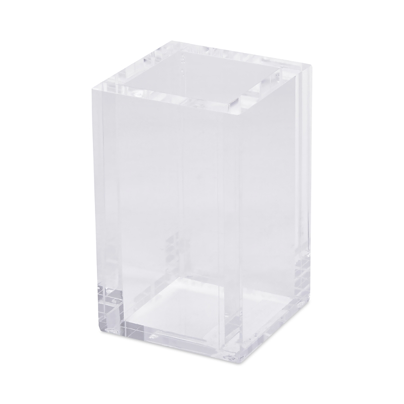 Tizo Lucite Toothbrush Cup, Clear In Transparent