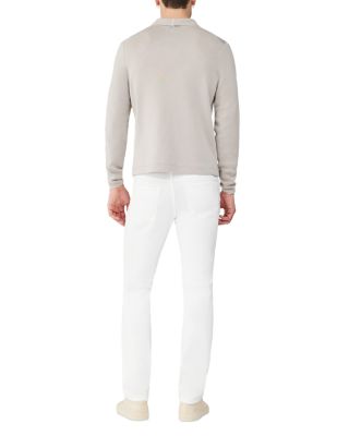 Russell Slim Straight Fit Jeans in Whiteout White
