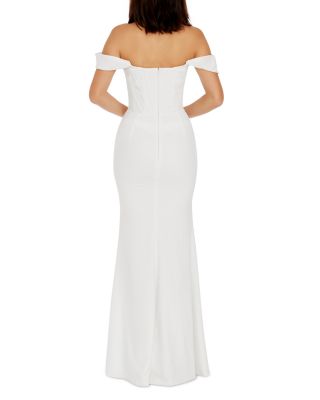 Melania Off-the-Shoulder Gown