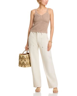 Crocheted Sweater Tank Top - Exclusive 