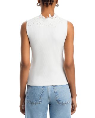 Olema Lace Trim Top