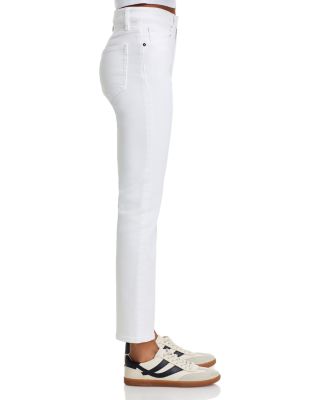 The Pencil High Rise Ankle Jeans in White
