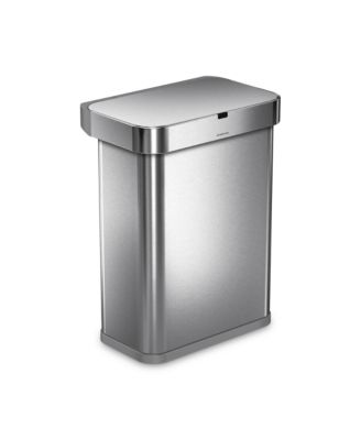 58 Liter Sensor Trash Can with Liner Pocket