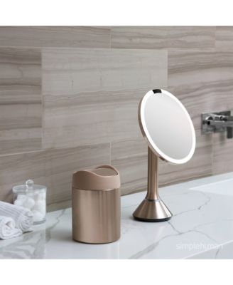 8" Sensor Makeup Mirror, 5x Magnification & Adjustable Brightness