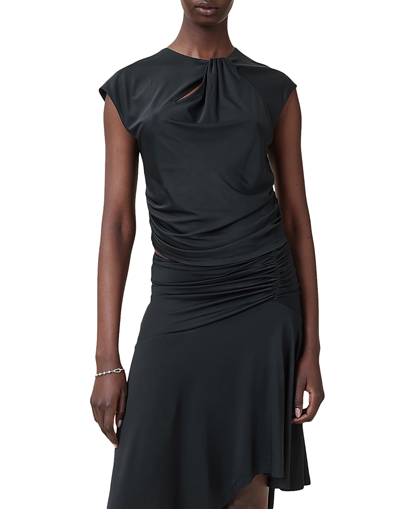 Allsaints Annalie Slim Fit Jersey Top