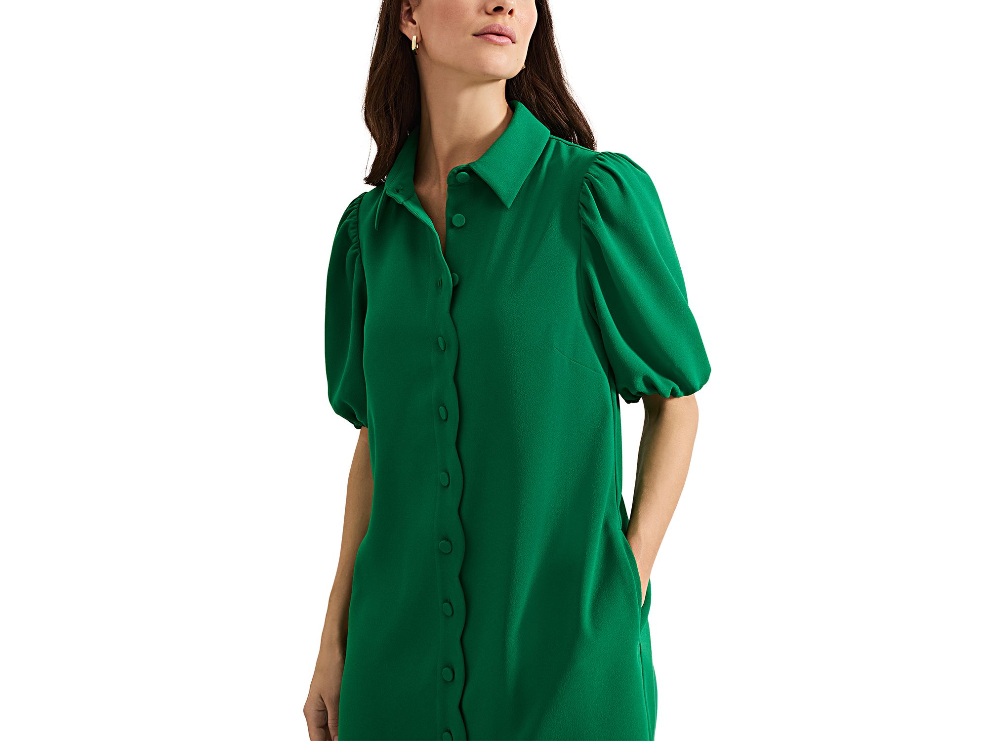 Candice Puffed Sleeve Dress — Image 3