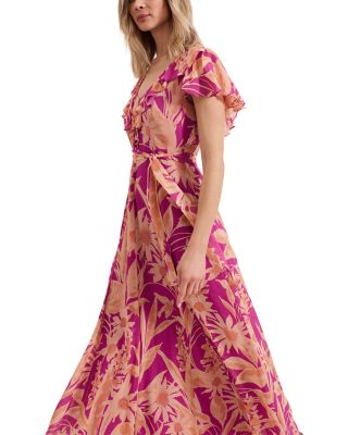 Dinara Floral Print Dress