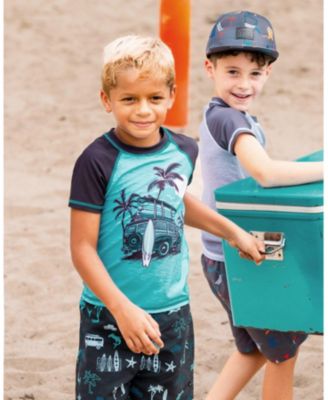 Boys' Short Sleeve Rashguard - Little Kid, Big Kid