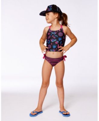Girls' Printed Two-Piece Swimsuit - Little Kid
