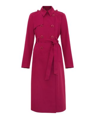 Cheryl Fitted Trench Button Up Jacket