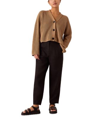 Petites Authentic High Rise Barrel Leg Jeans in Black