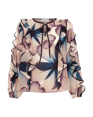 Cosmos Ruffle Blouse