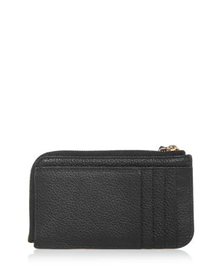 Alphabet Small Leather Zip Wallet