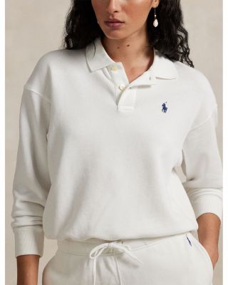 Ralph Lauren Lightweight Fleece Long Sleeve Polo | Bloomingdale's