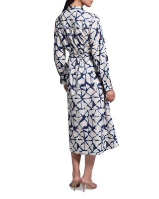 Fractured Lines Shirt Dress