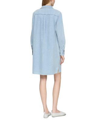 blue popover dress Sara Girl's Popover Dress Blue Floral Block Print 6 / Blue