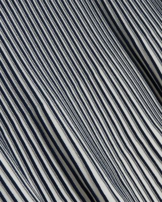 Hethrr Textured Stripe Fluted Sleeve Tee