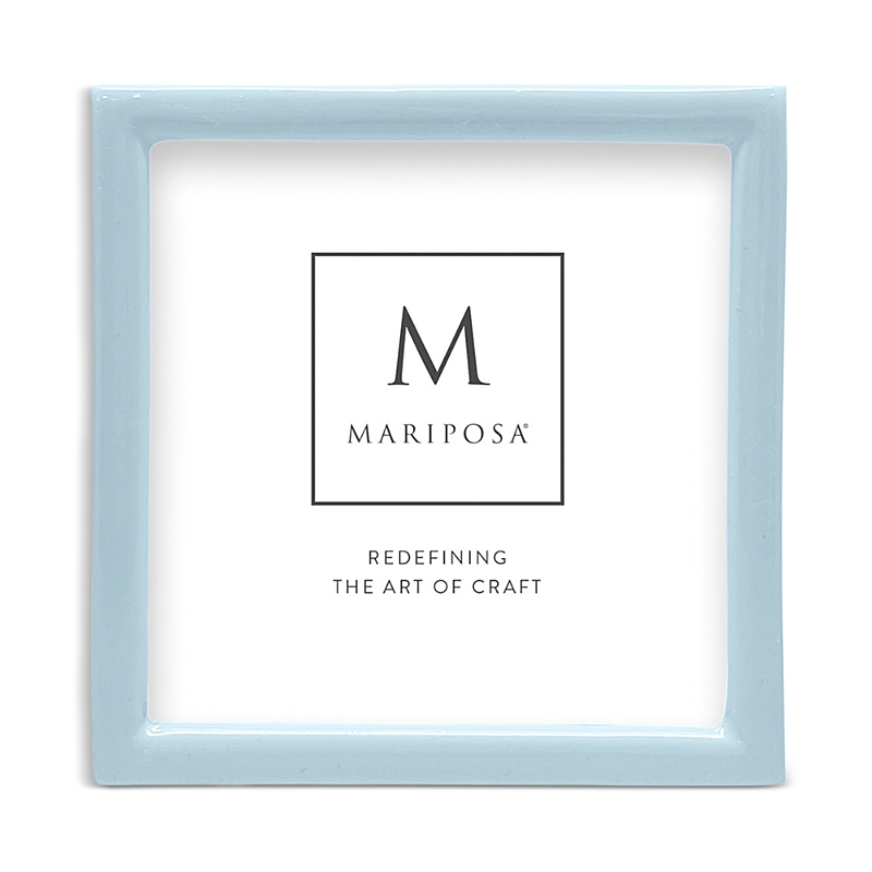Mariposa Main Line Picture Frame In Dusty Blue