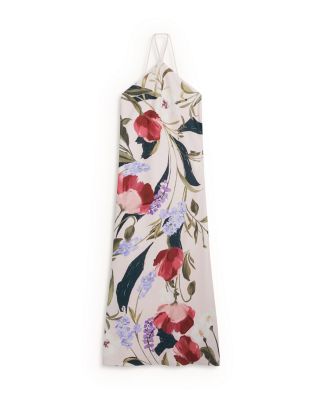 ★Ted Baker Almaria フローラルホルターフレア 上質マキシ★ Ted Baker Almaria Halter Neck Floral Maxi Dress | Bloomingdale's