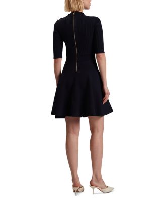 Lilano Ribbed Knit Skater Dress