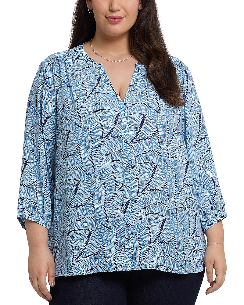 Nydj Pintuck Blouse In La Serena