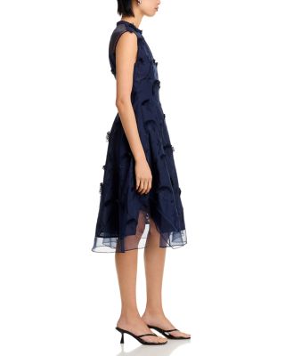 Sleeveless Chiffon Combo Dress 