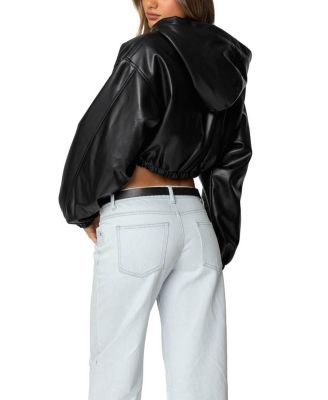 Hooded Cropped Jacket