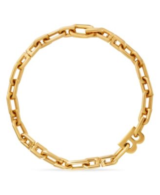 B Chain Thin Necklace