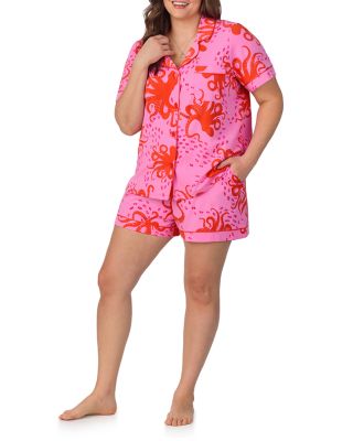 Printed Knit Short Pajama Set