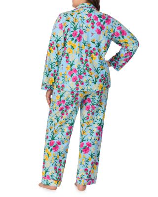 Printed Knit Long Sleeve Pajama Set