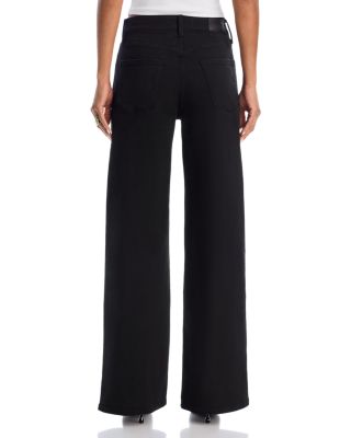 Sagit High Rise Wide Leg Jeans in Black