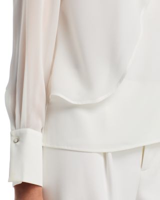 Chiffon Overlay Blouse 