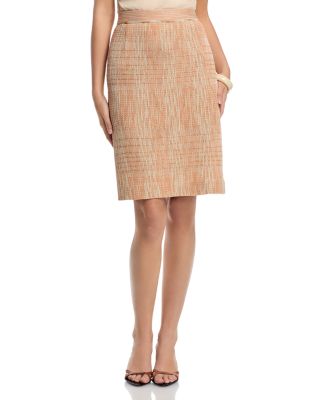 Misook - Melange Straight Knit Skirt