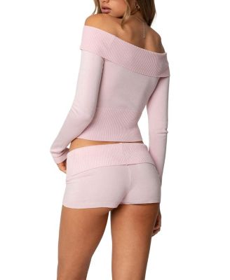 Jamie Fold Over Knit Top