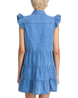 Jem Denim Tiered Mini Dress