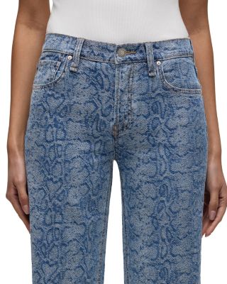 Rosie High Rise Ankle Wide Leg Jeans in Venom
