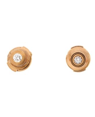 Pre-Owned Cartier - Small d'Amour Stud Earrings 18K Rose Gold and Diamonds