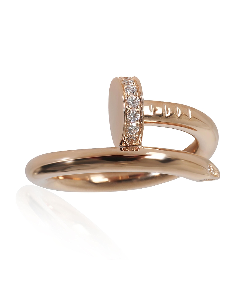 Pre-owned Pre-owned Cartier Cartier Juste Un Clou 18k Rose Gold Ring