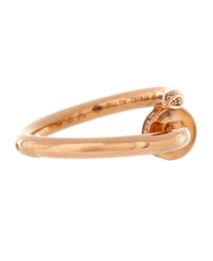 Juste un Clou Ring 18K Rose Gold and Diamonds