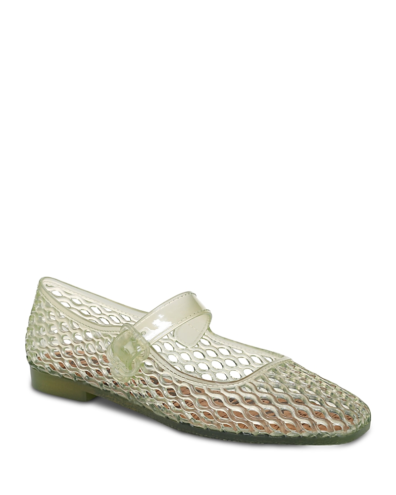 SAM EDELMAN WOMEN'S MICHAELA SQUARE TOE JELLY FLATS