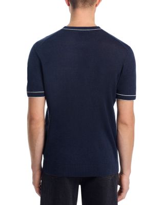 Linen Blend Crewneck Sweater