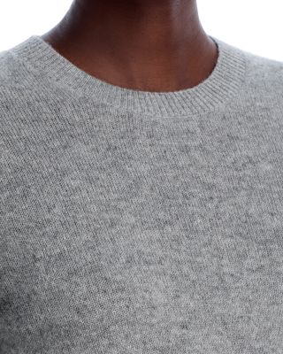 Cashmere Shrunken Crewneck Sweater