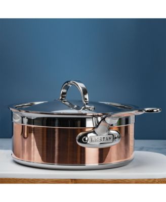 CopperBond&reg; 3-Quart Induction Copper Saucepan with Lid