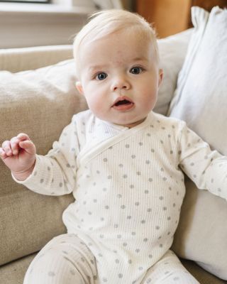  Unisex Cotton Ribbed Zipper Footie - Baby