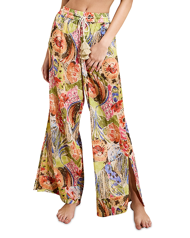 Shop Marie Oliver Ariel Swim Cover-up Pants In Bellini